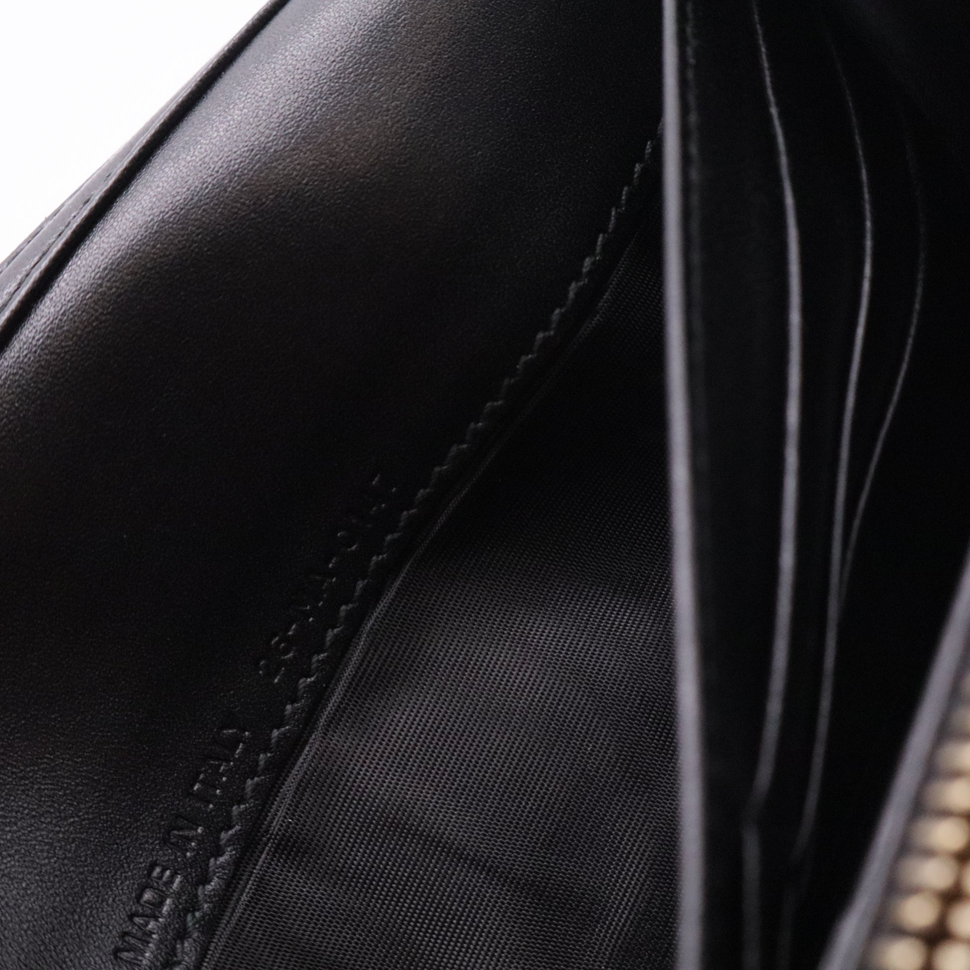 J'Adior Wallet on Chain Leather