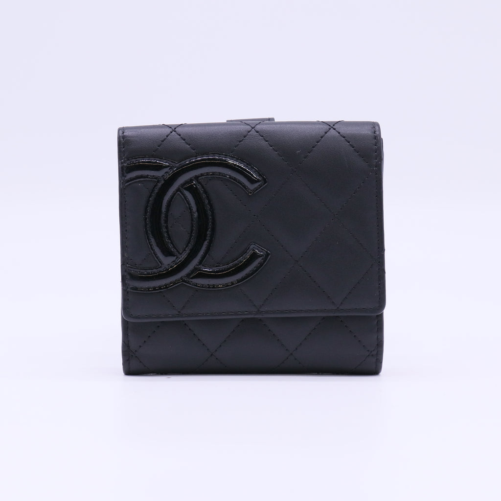 Chanel Cambon Ligne Compact Wallet W22204