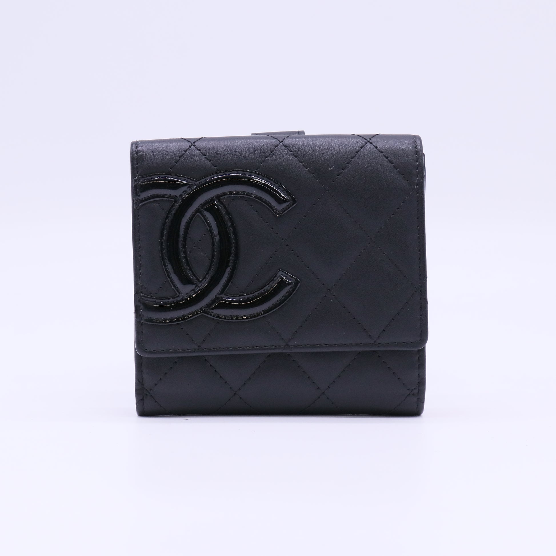 Chanel Cambon Ligne Compact Wallet W22204