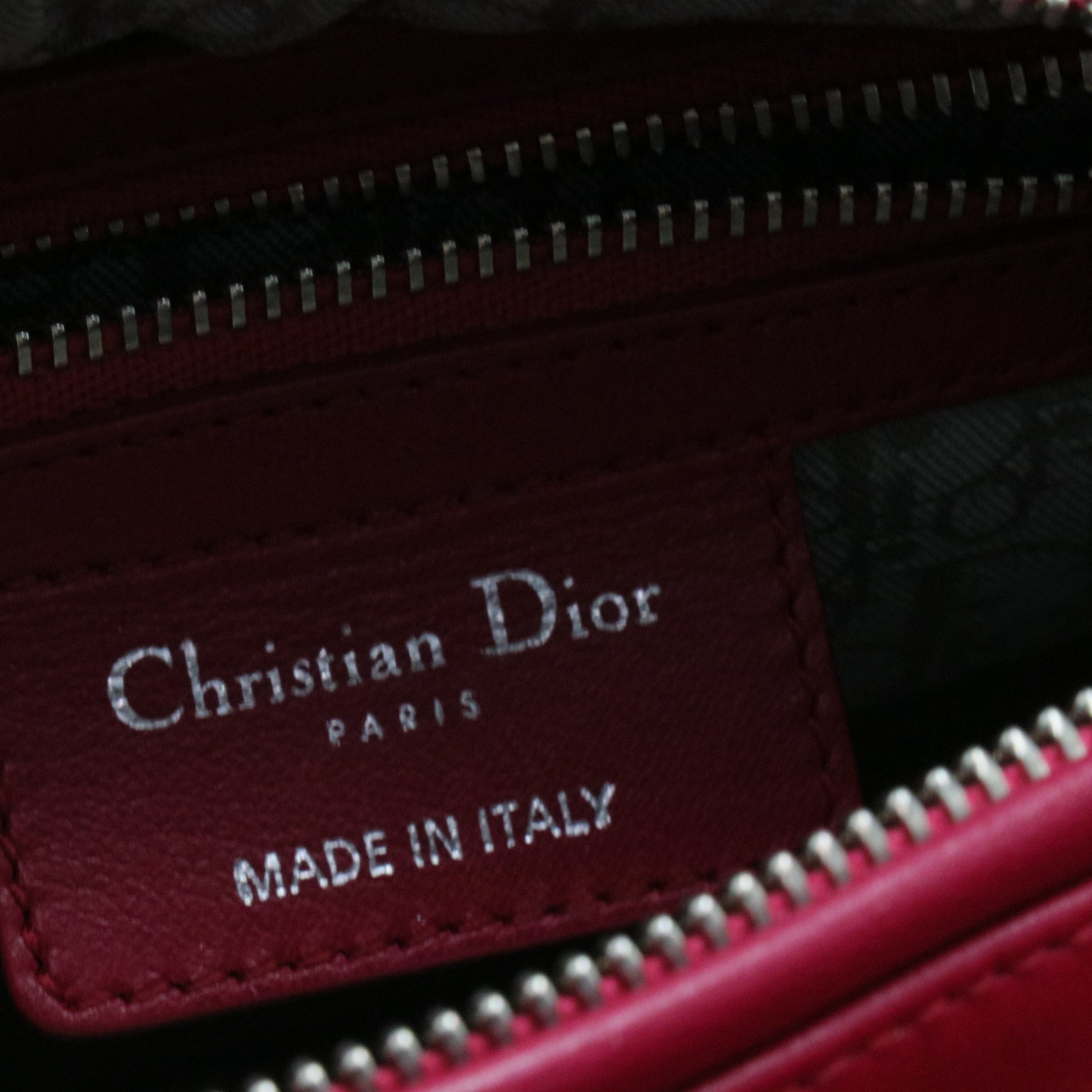 Leather Lady Dior Medium
