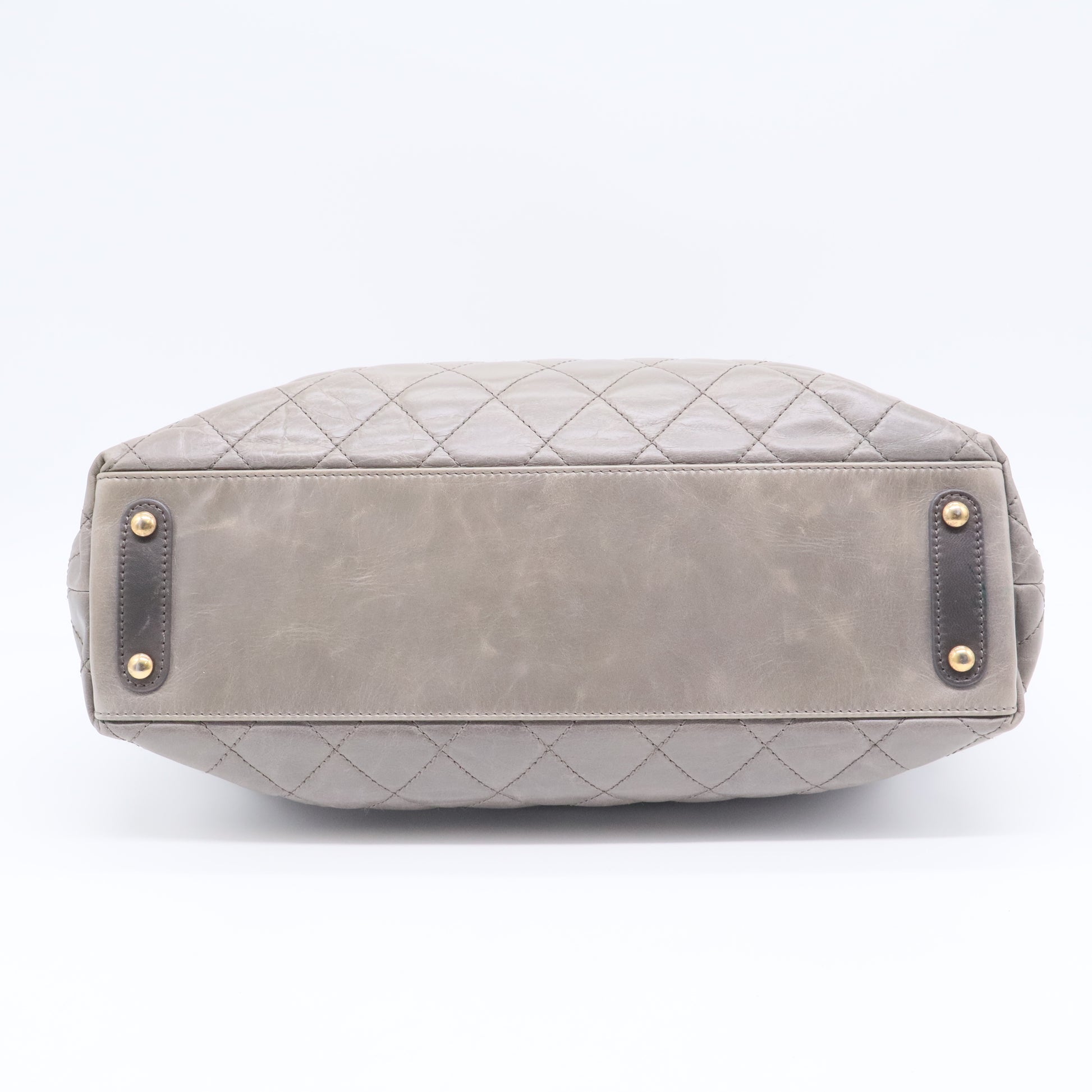 Bindi Tote Quilted Glazed Calfskin with Stingray Large