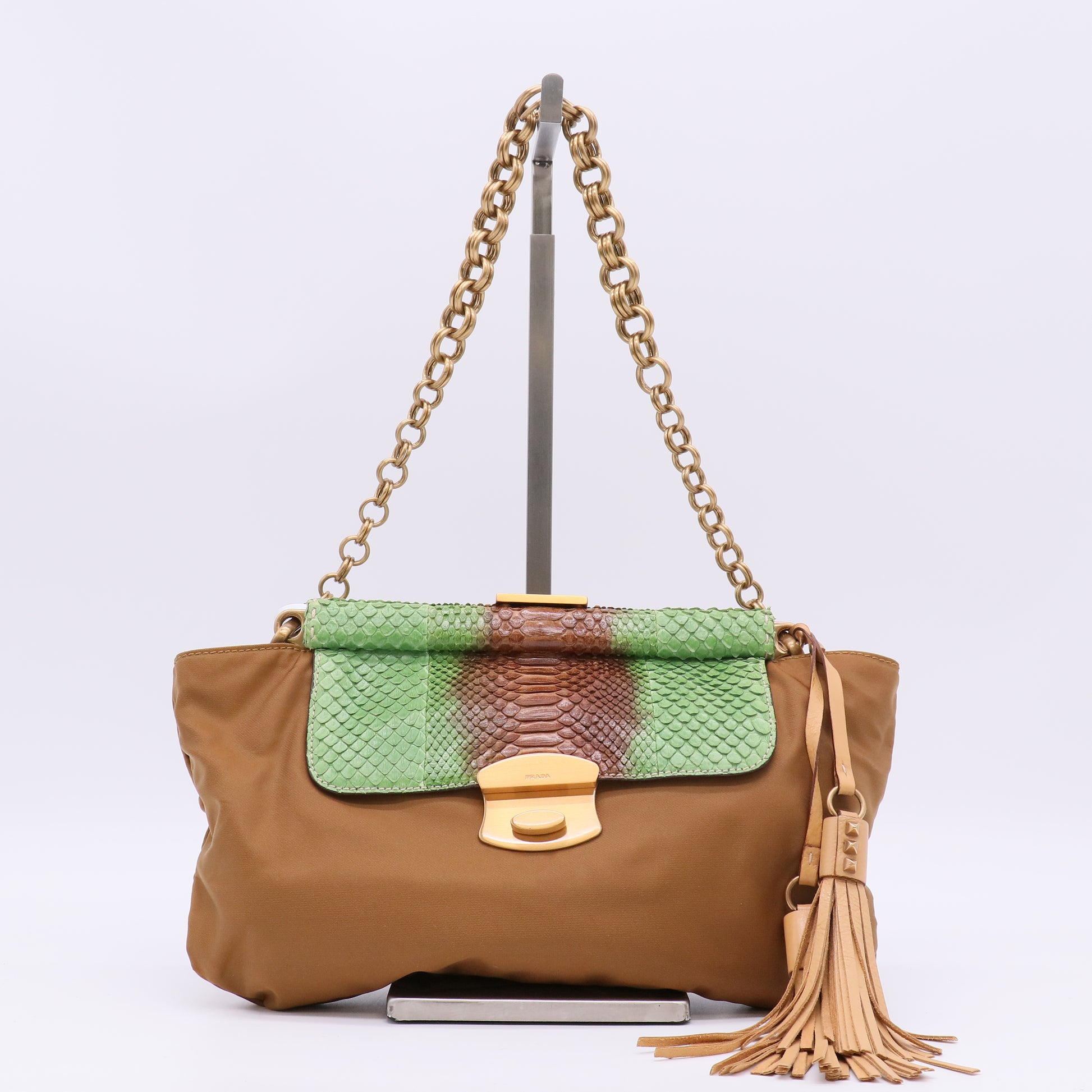 Prada Tessuto Pitone Sound Bag B23367