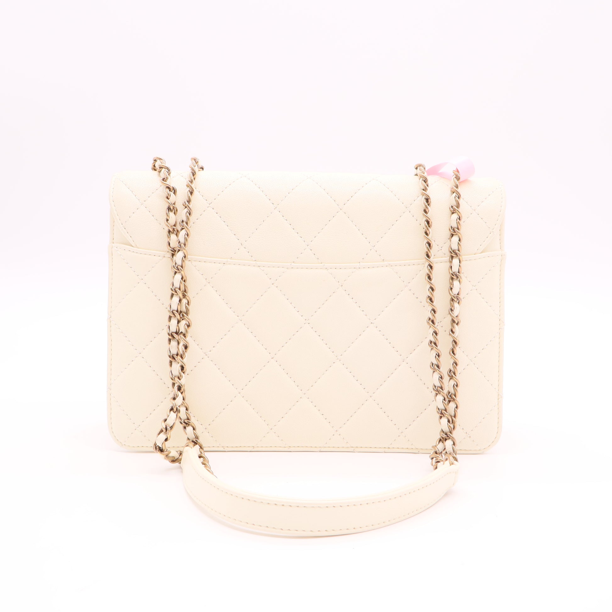 Chanel Beauty Lock Flap Bag Quilted Sheepskin Small Twins