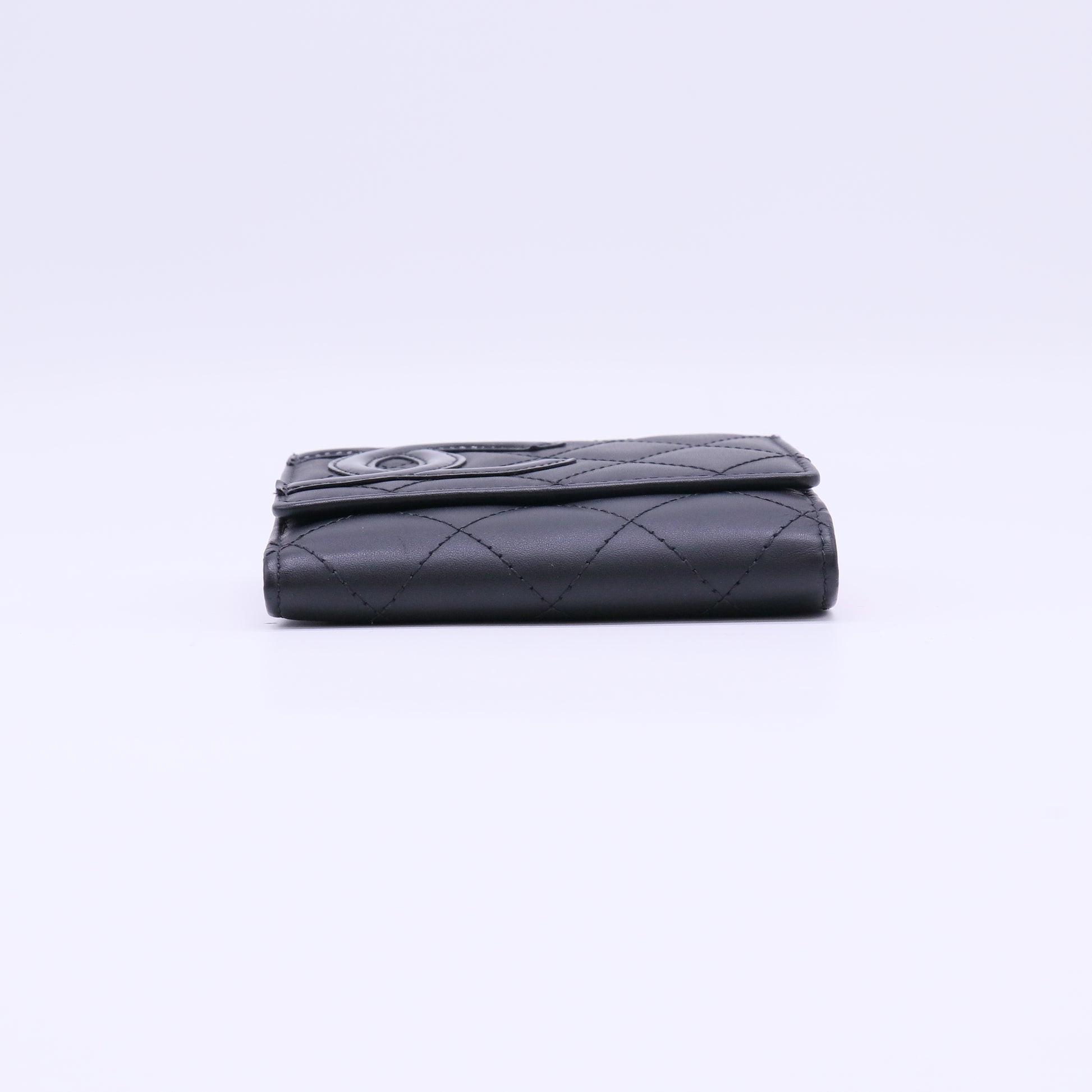 Chanel Cambon Ligne Compact Wallet W22204
