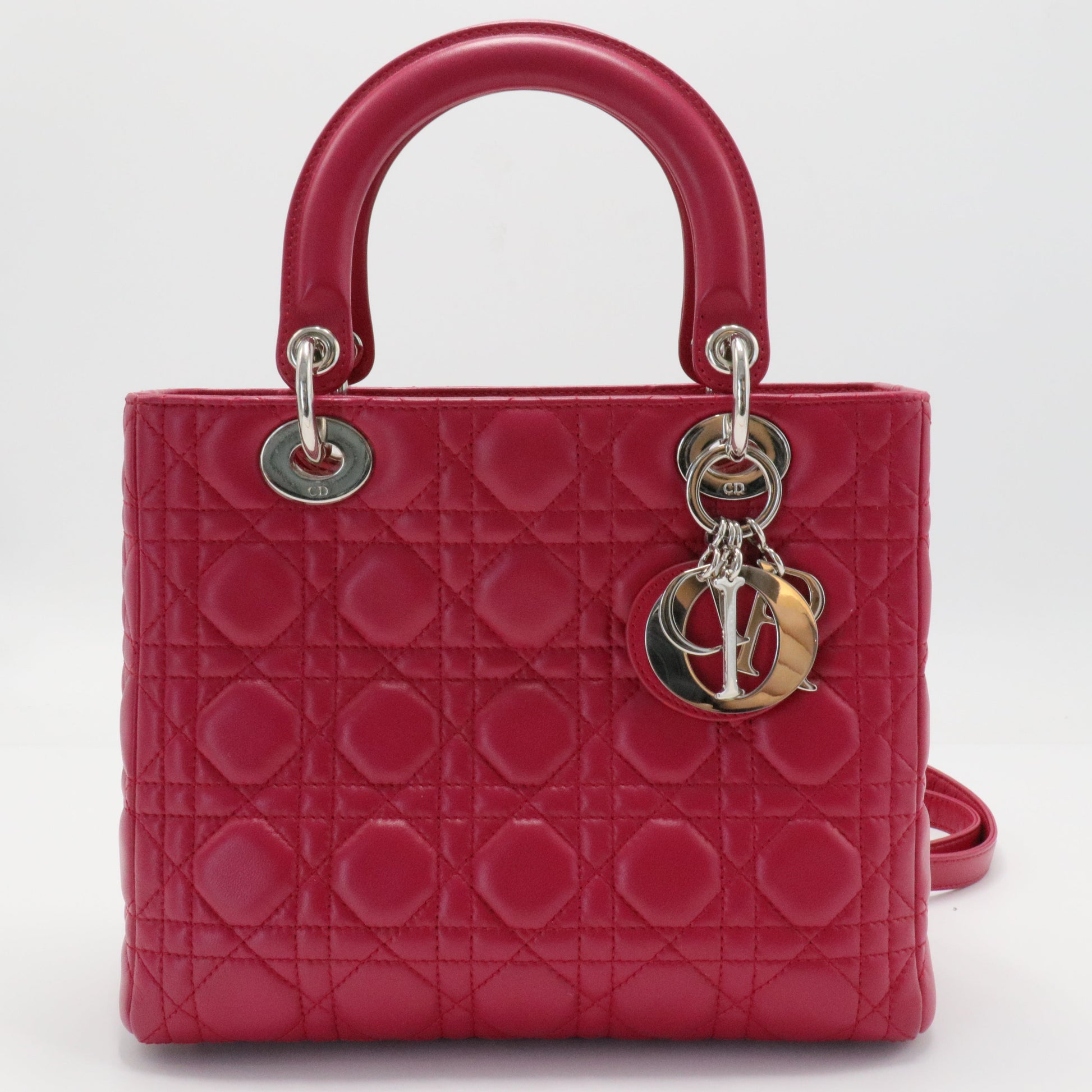 Leather Lady Dior Medium