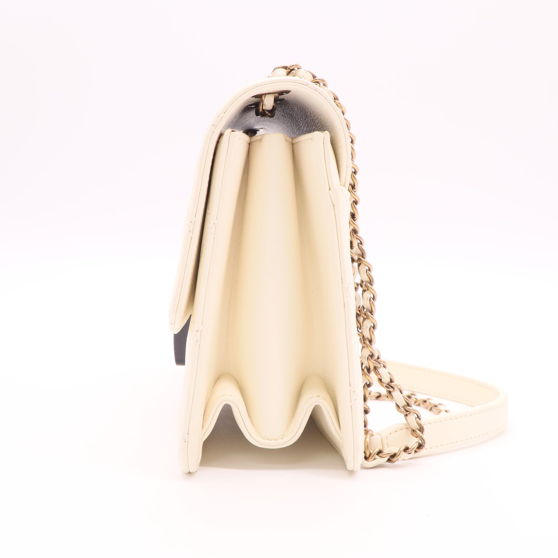 Chanel Beauty Lock Flap Bag Quilted Sheepskin Small Twins
