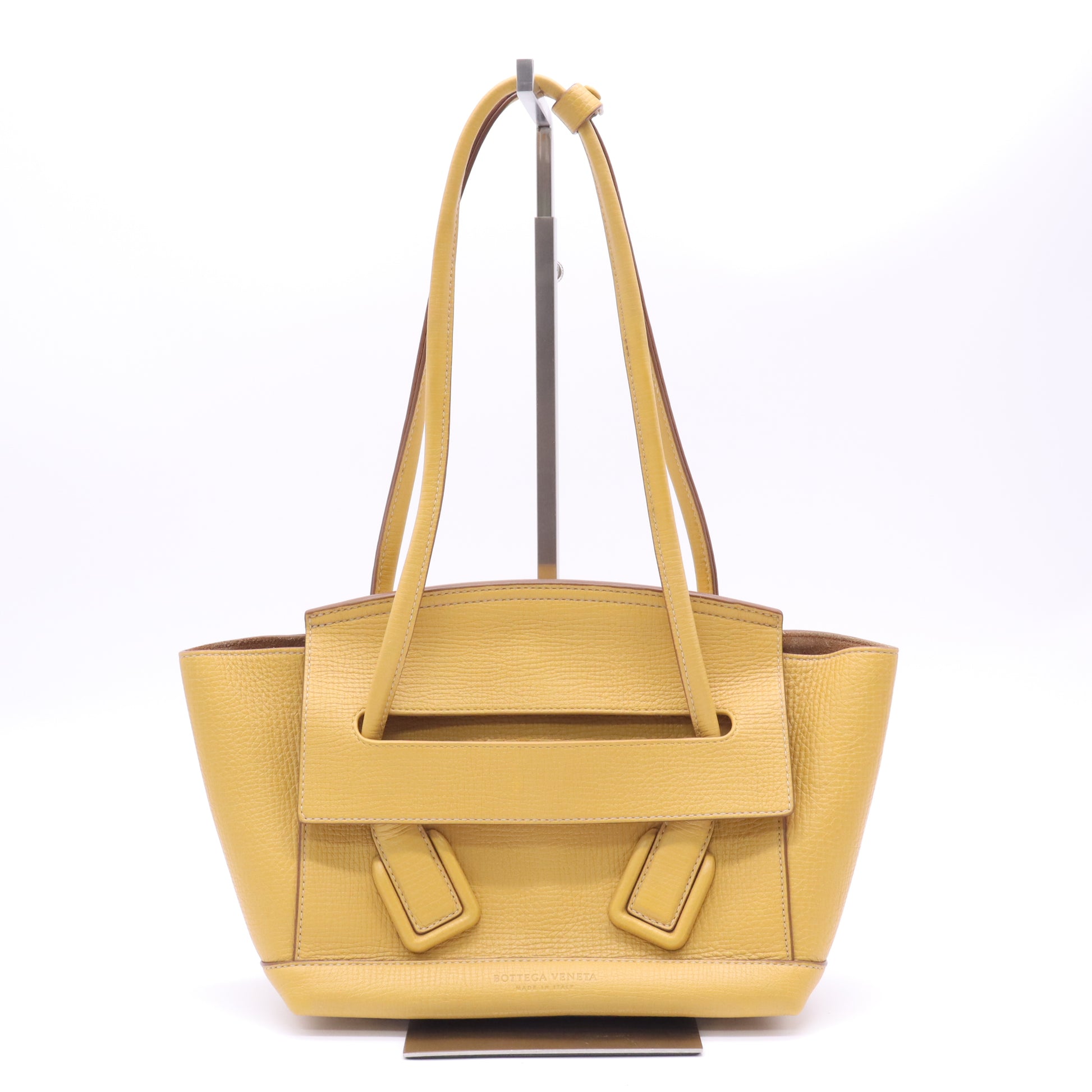 Bottega Veneta Grained Leather Arco Small Tote Bag B23644