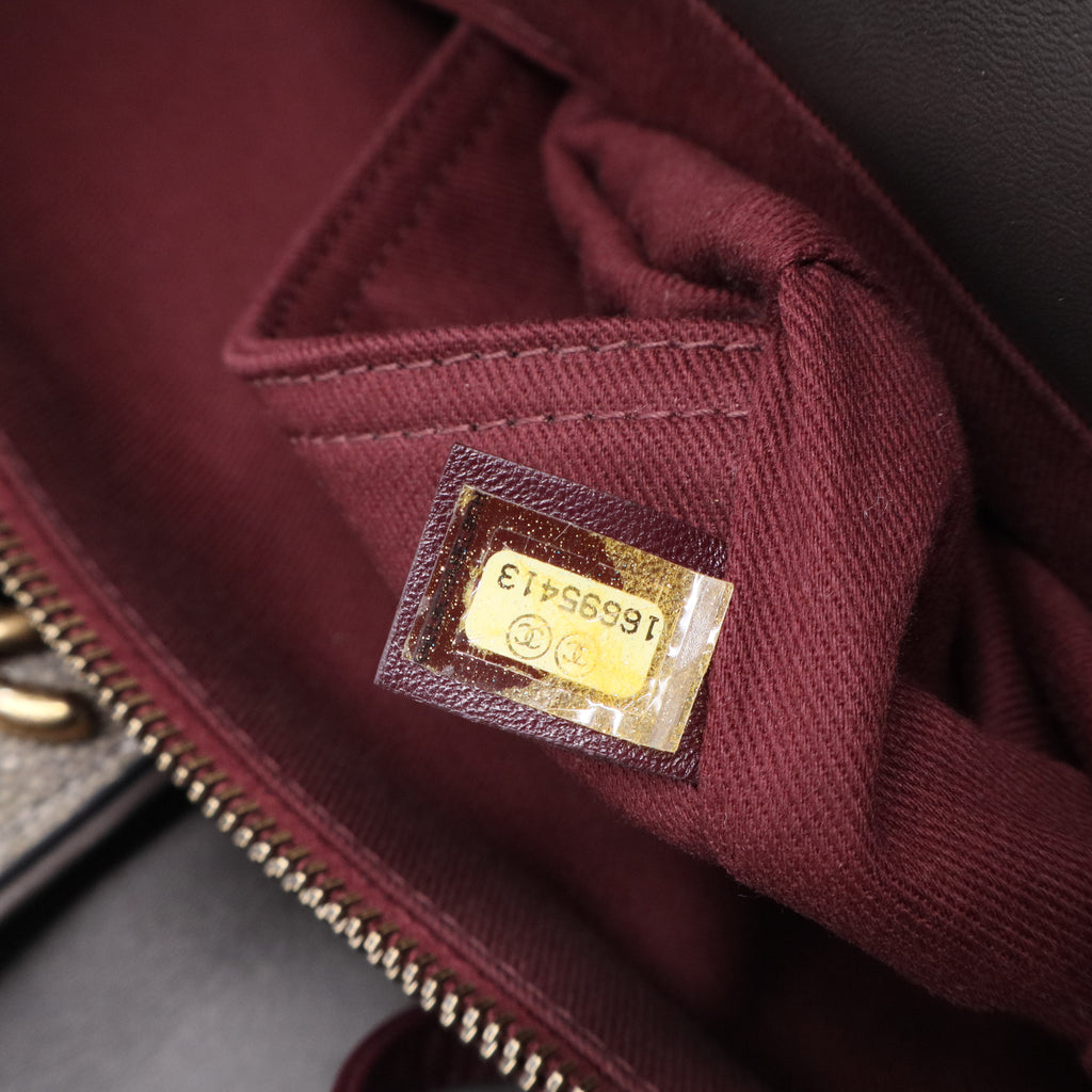 Bindi Tote Quilted Glazed Calfskin with Stingray Large