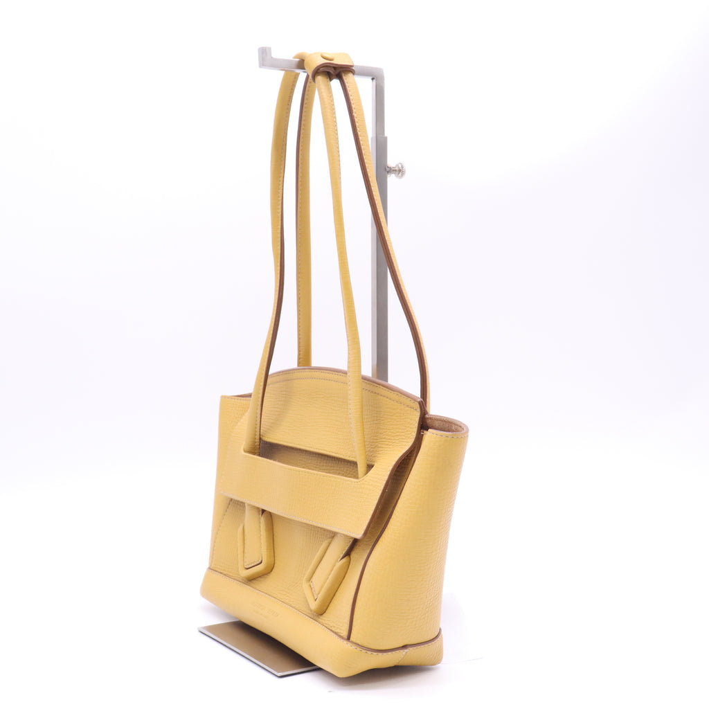 Bottega Veneta Grained Leather Arco Small Tote Bag B23644