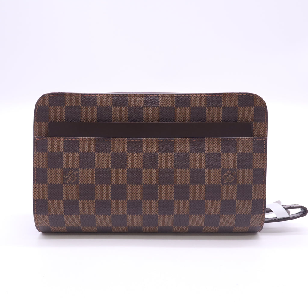 Louis Vuitton Damier Ebene Pochette Saint Louis Clutch W23266