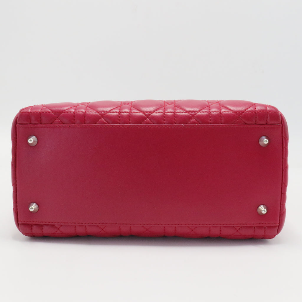 Leather Lady Dior Medium