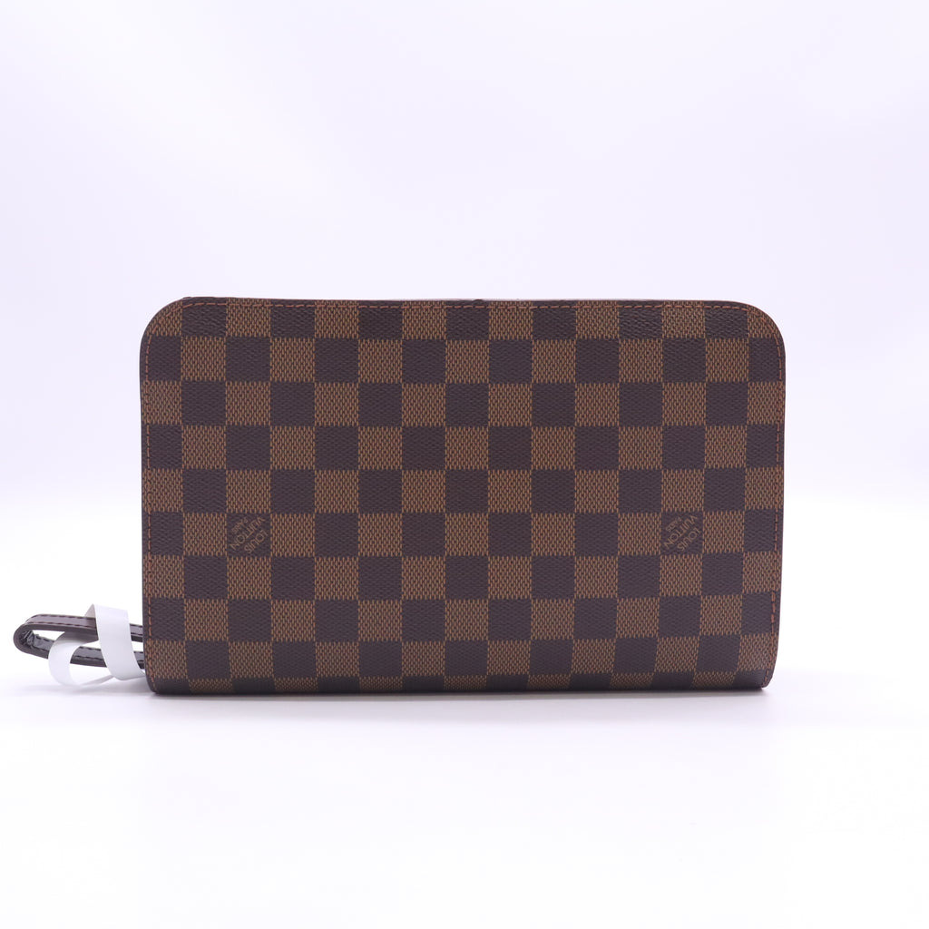 Louis Vuitton Damier Ebene Pochette Saint Louis Clutch W23266