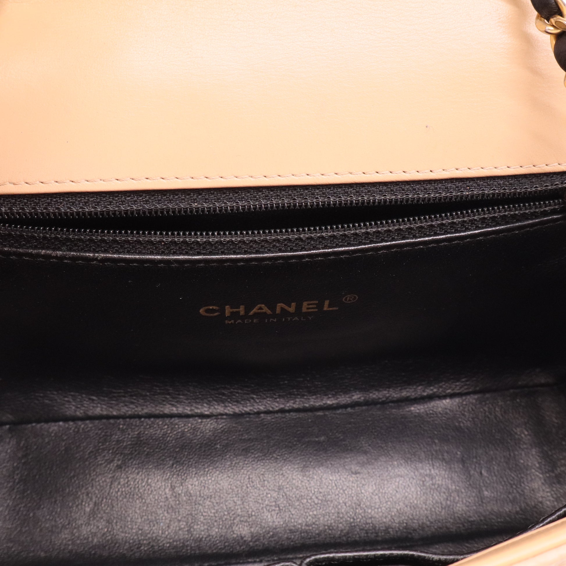 Chanel Filigree Flap Bag Quilted Caviar Small Twins