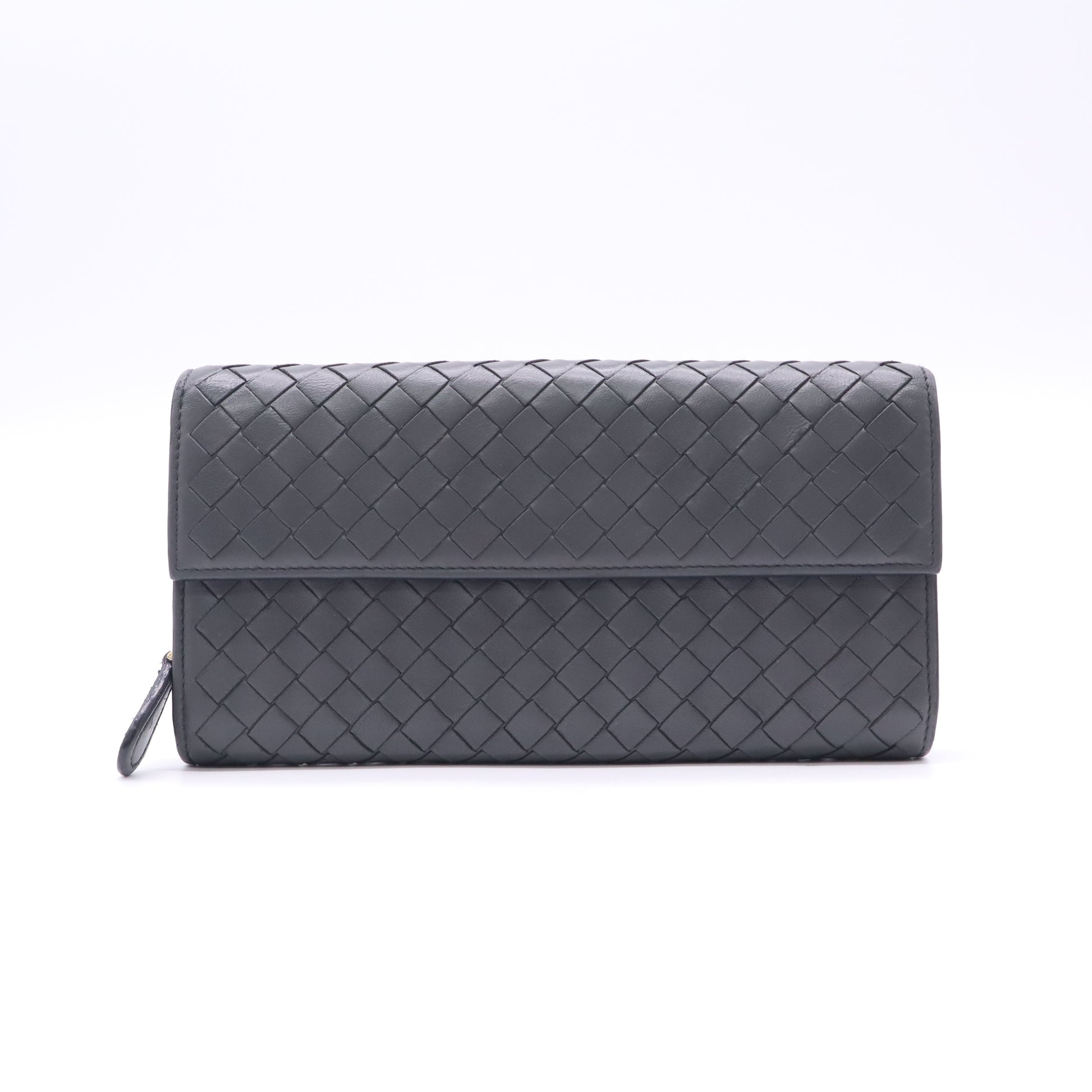 Bottega Veneta Intrecciato Nappa Leather Continental Flap Wallet W22823