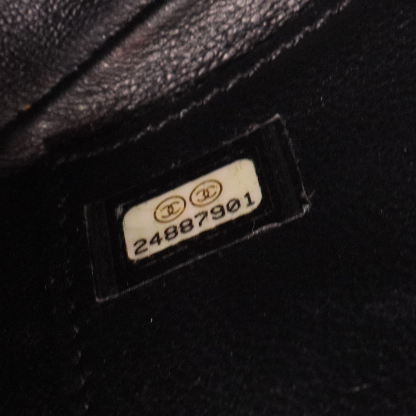 Chanel Filigree Flap Bag Quilted Caviar Small Twins