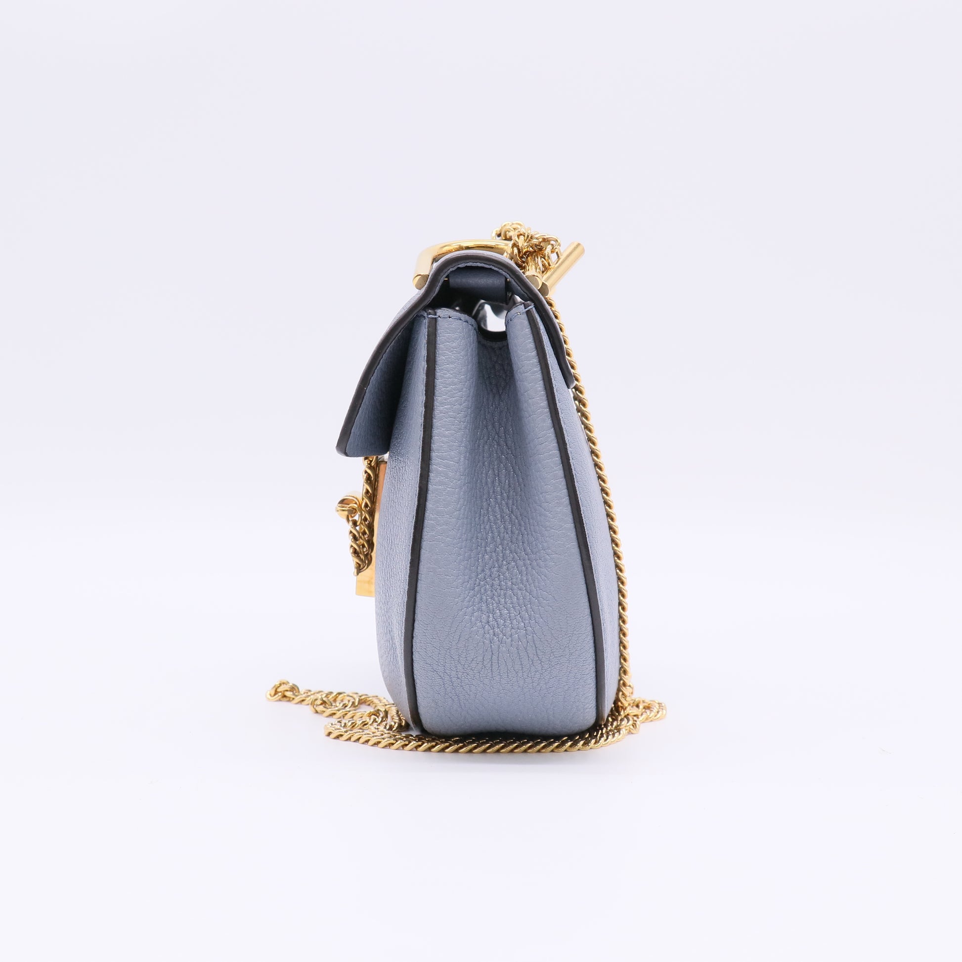 Chloé Grained Lambskin Mini Drew Shoulder Bag B23430