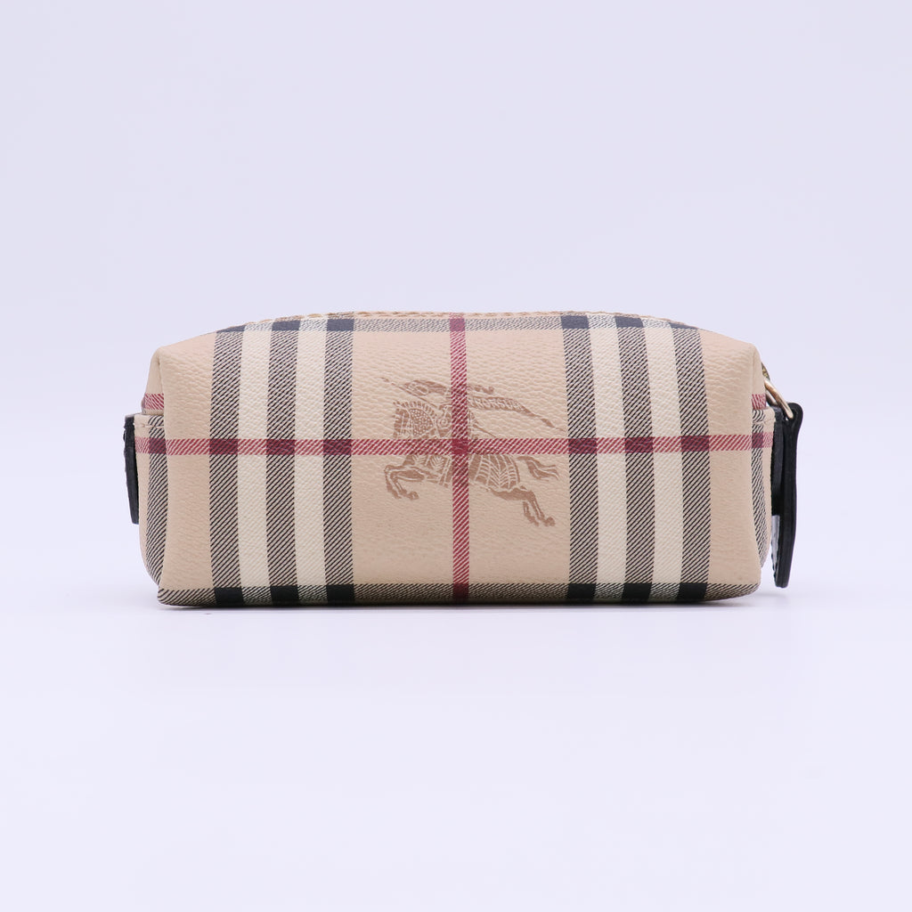 Burberry Haymarket Check Travel Cosmetic Pouch W22190