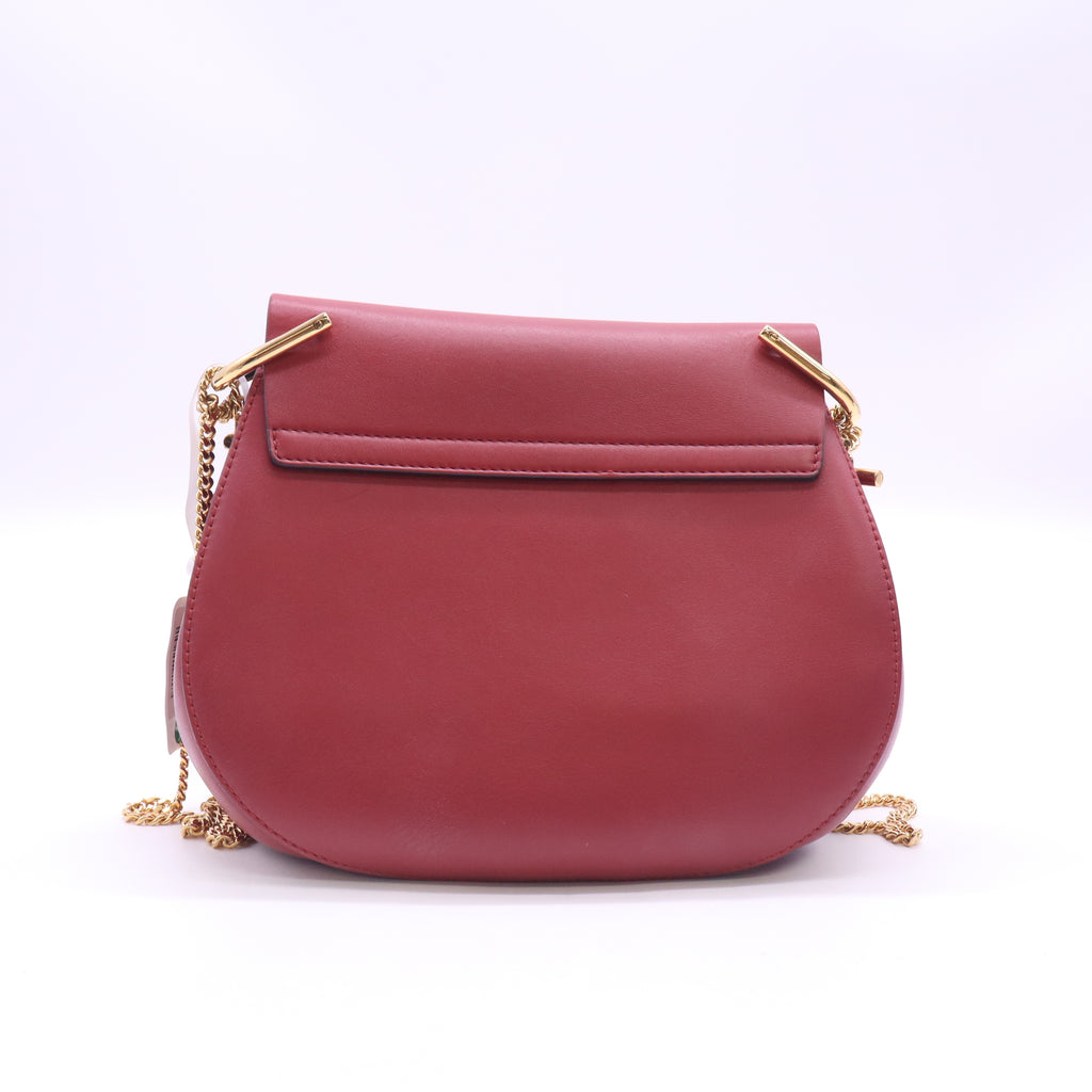 Chloé Small Suede and Calfskin Drew Crossbody Bag B24332