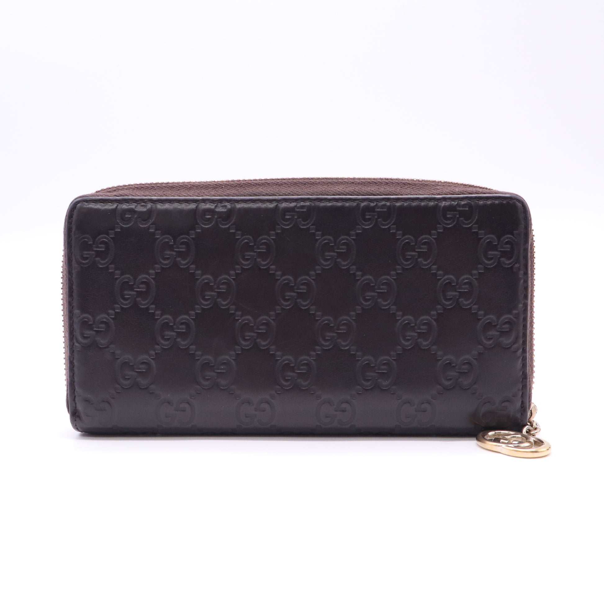 Gucci Guccissima Leather Zip Around Wallet W22844