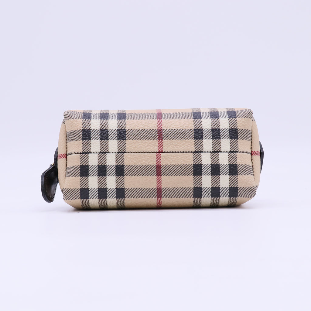 Burberry Haymarket Check Travel Cosmetic Pouch W22190