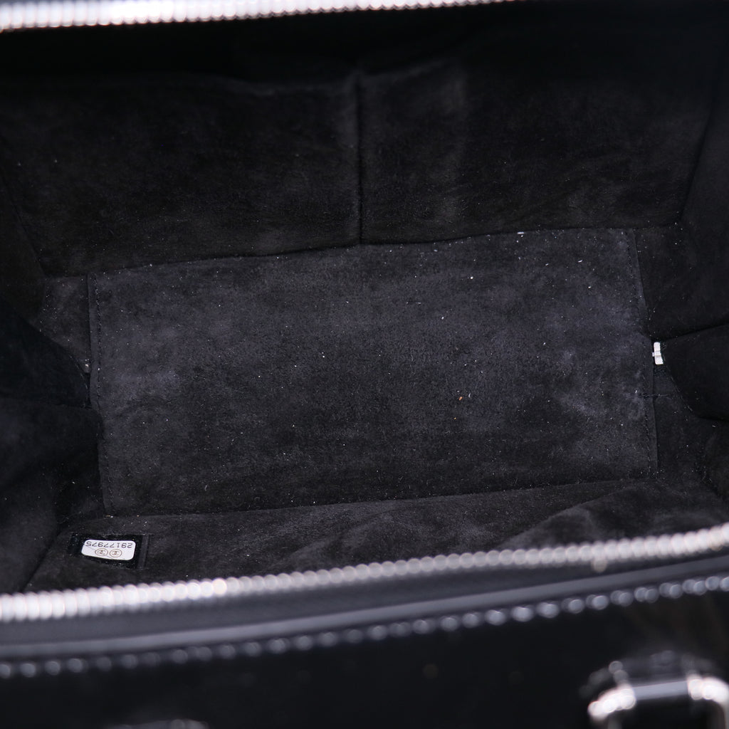 Patent Quilted Travel Kit Vanity Case Black TWINS LDJ3772