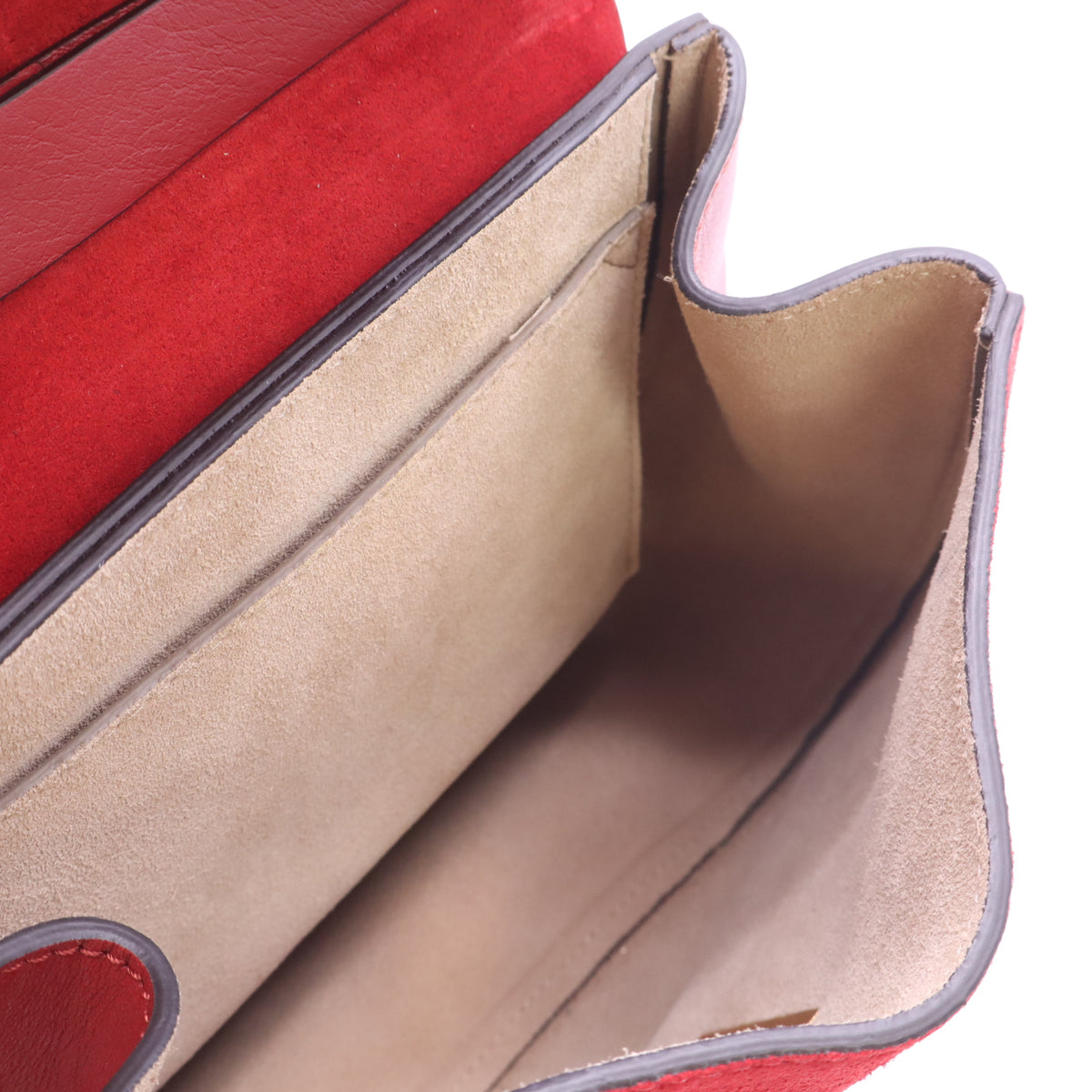 Chloé Small Suede and Calfskin Drew Crossbody Bag B24332