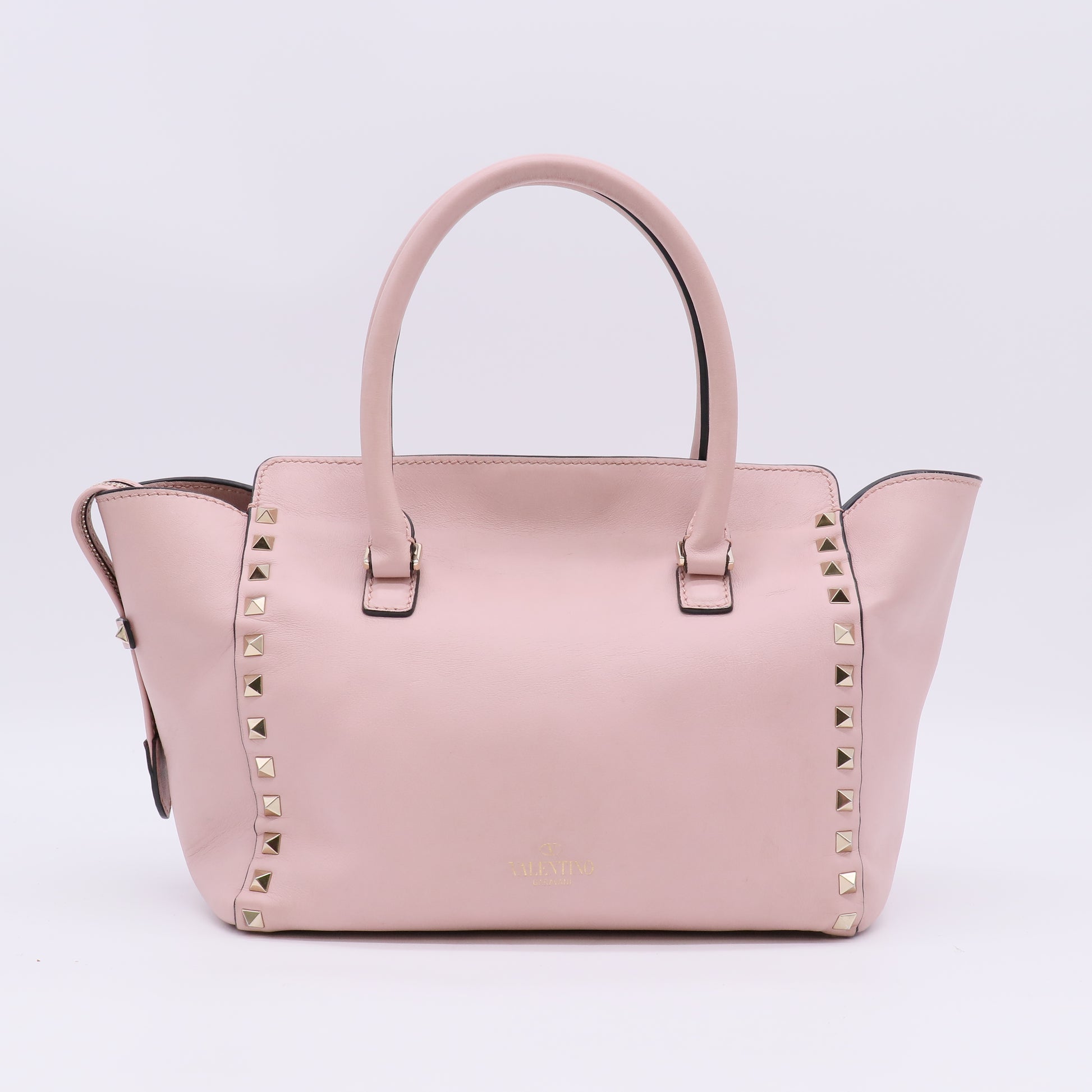 Valentino Garavani Rockstud Small Double Handle Tote Bag B23530