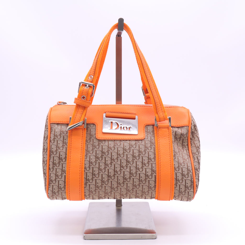 Christian Dior Street Chic Diorissimo Boston Bag twins B24395