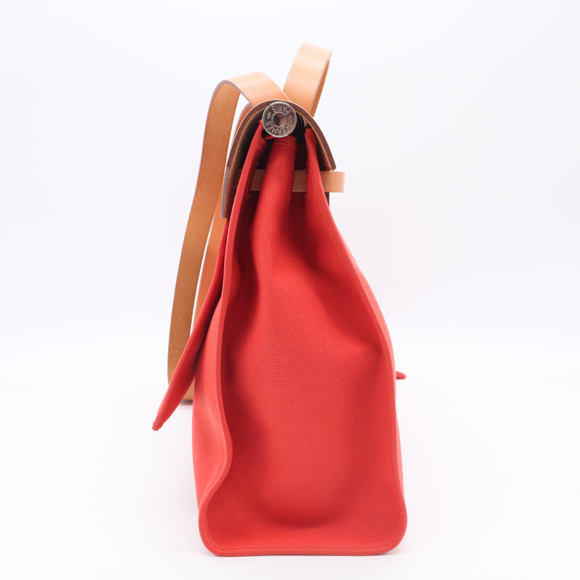 Herbag Zip Leather and Toile 39