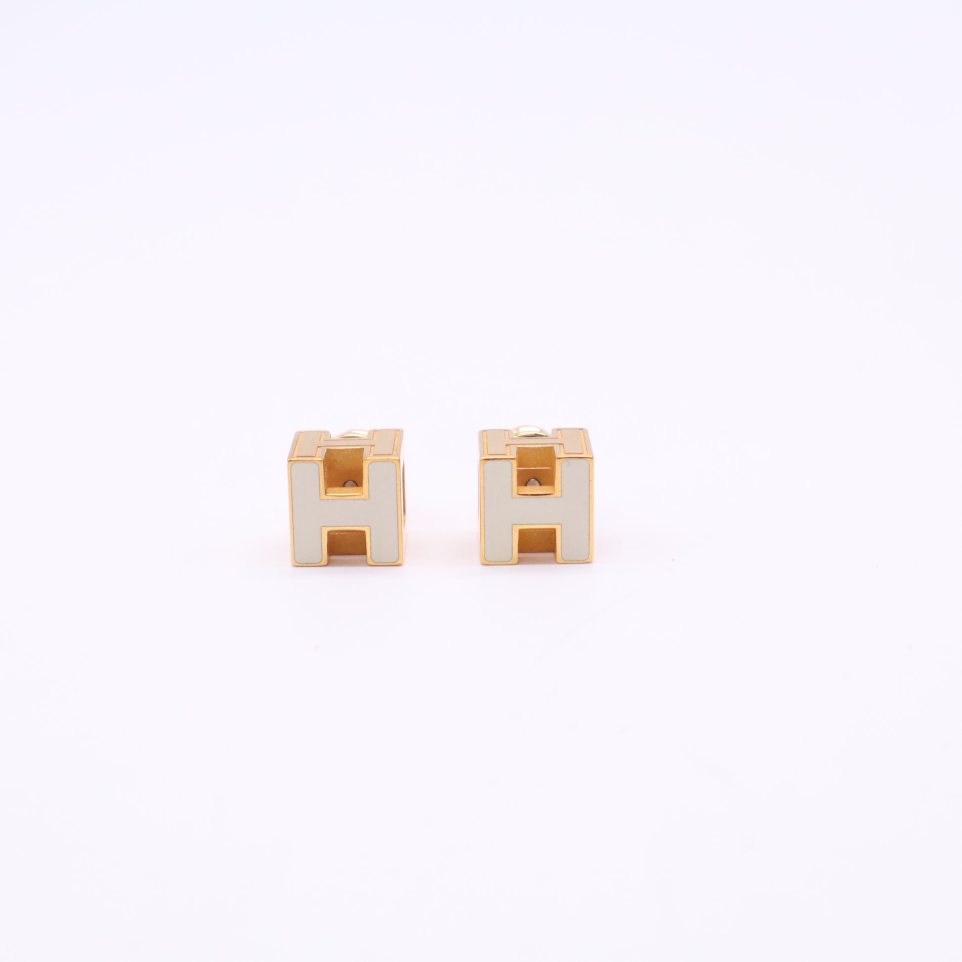 Hermès Cage d'H Earrings W22846