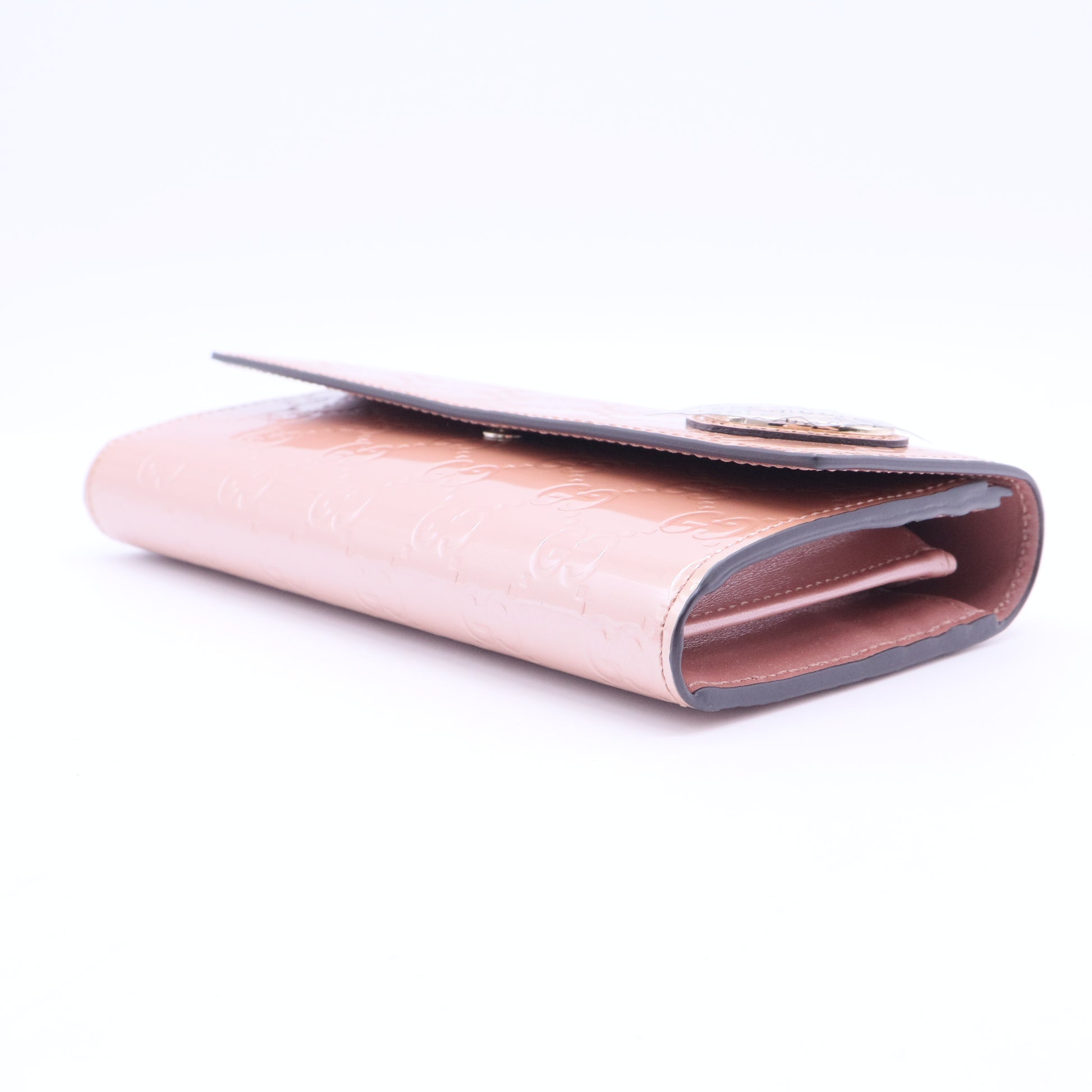 GG Signature Leather Continental Wallet