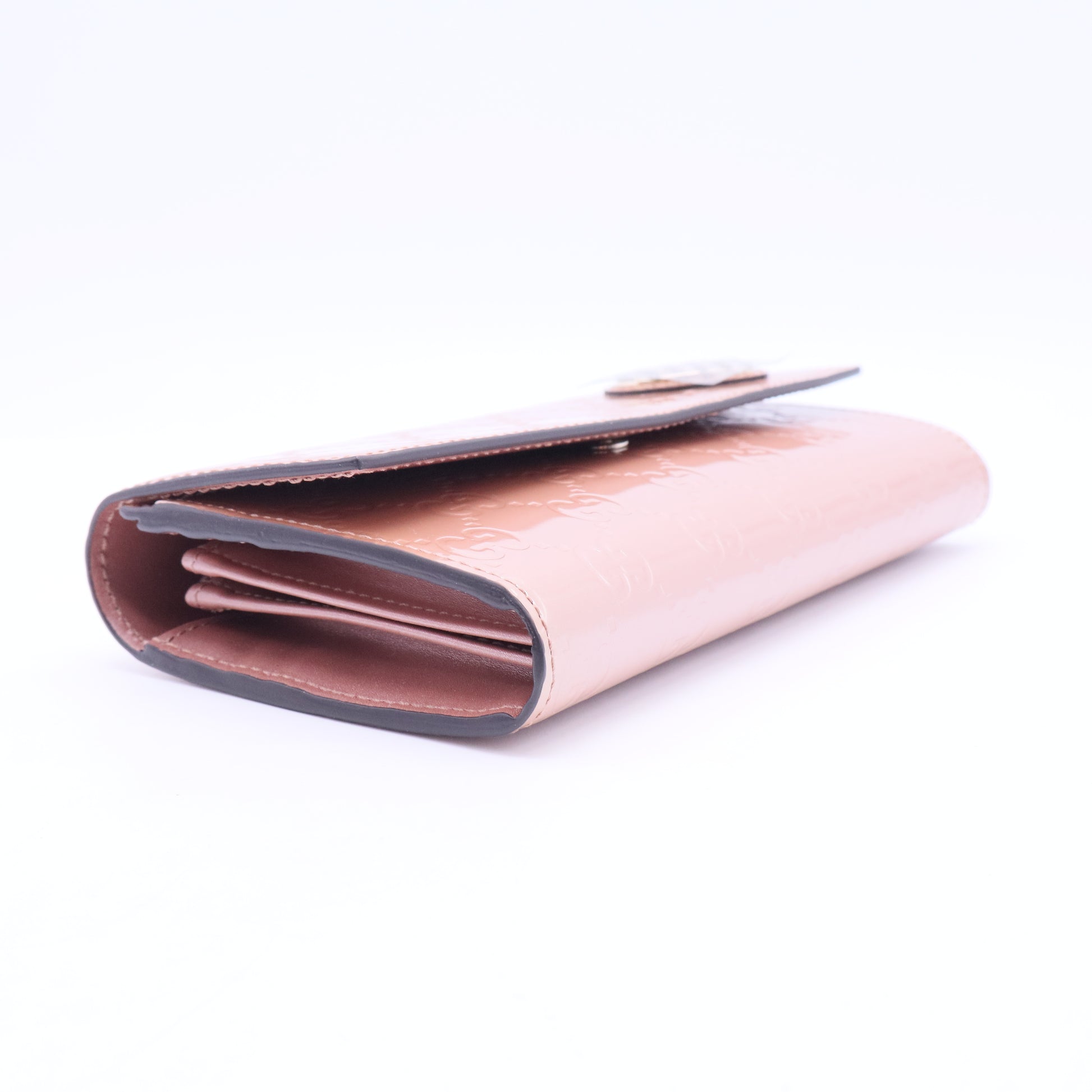GG Signature Leather Continental Wallet