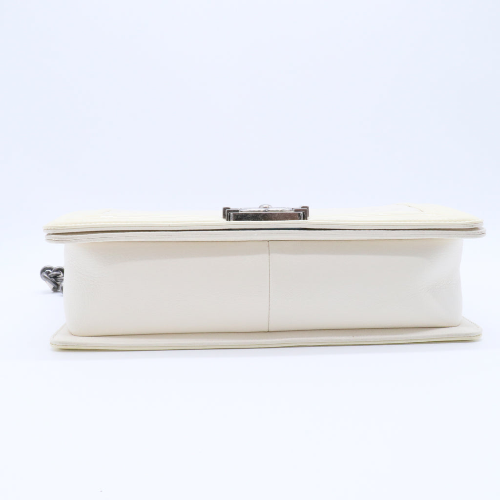 Boy Flap Bag Quilted Patent Old Medium