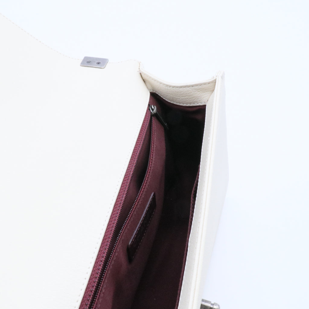 Boy Flap Bag Quilted Patent Old Medium