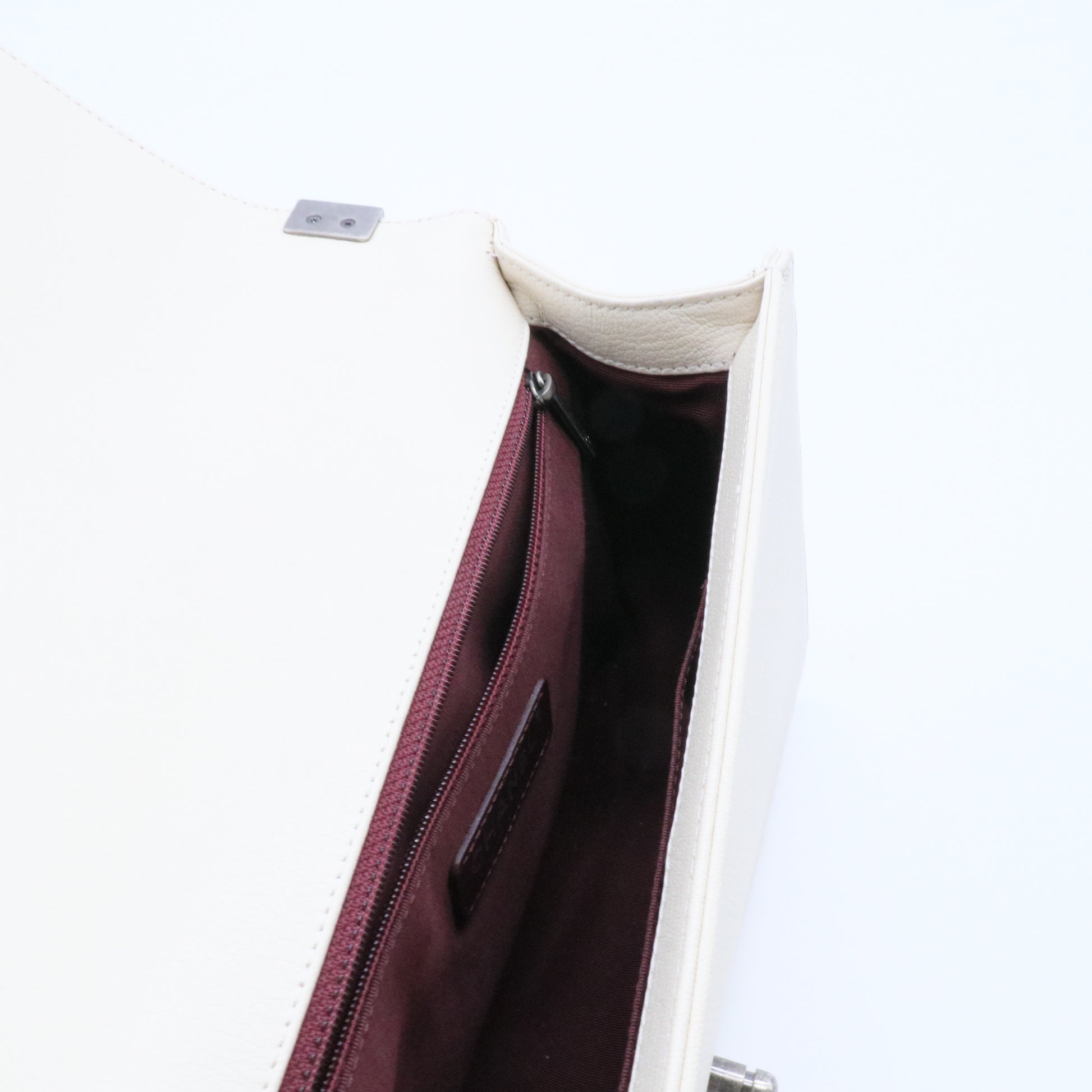 Boy Flap Bag Quilted Patent Old Medium