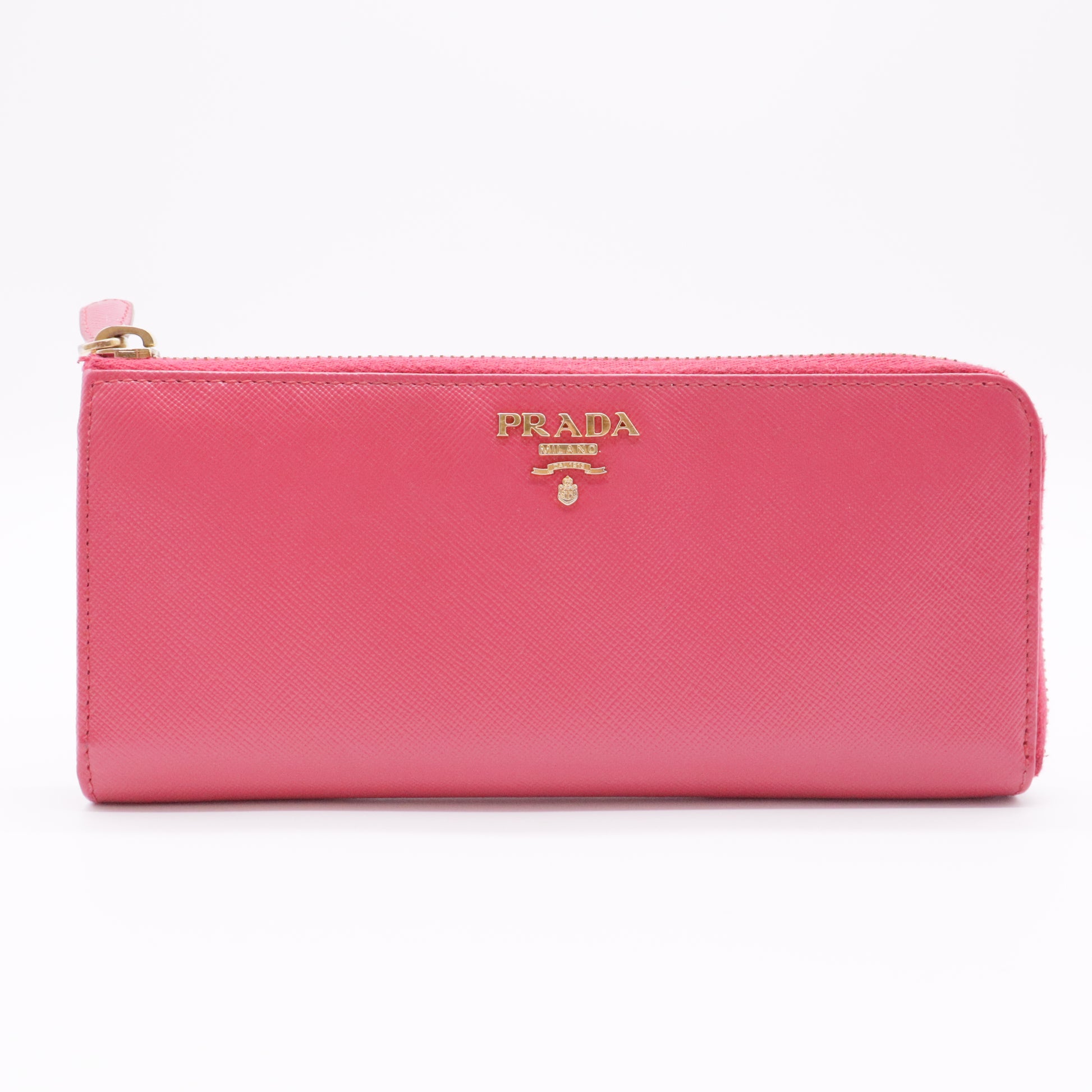Saffiano Metal Leather Continental Wallet