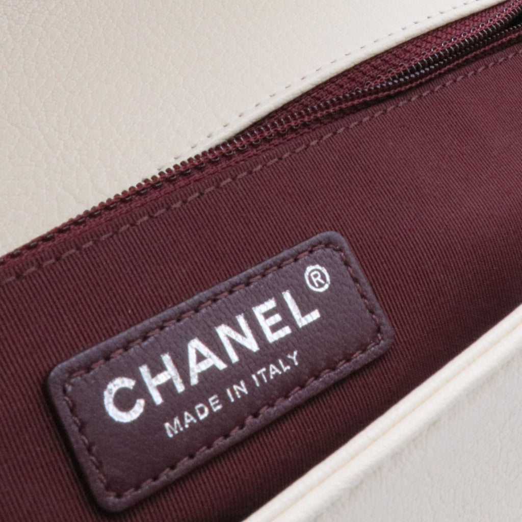 Boy Flap Bag Quilted Patent Old Medium