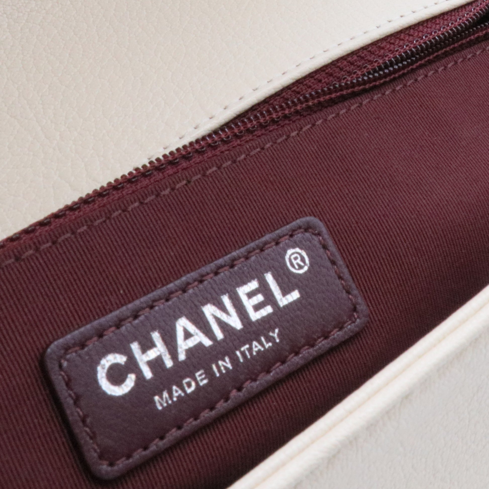 Boy Flap Bag Quilted Patent Old Medium