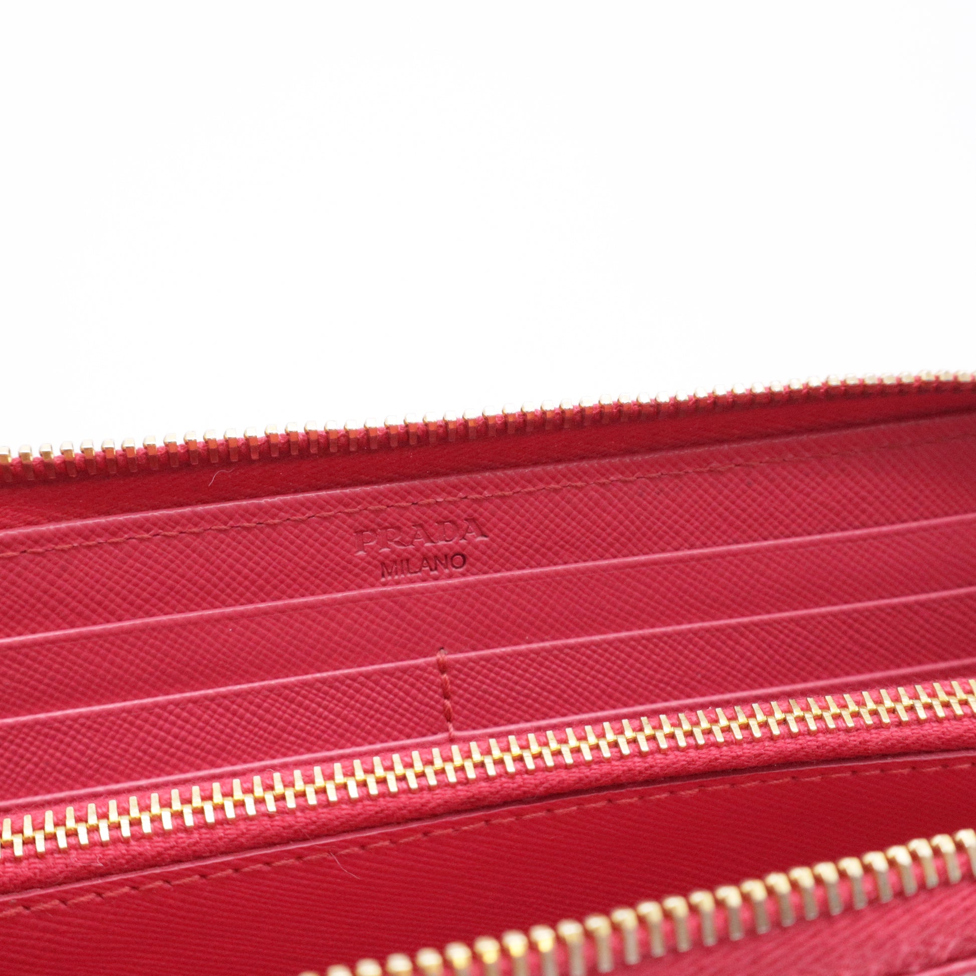 Saffiano Metal Leather Continental Wallet