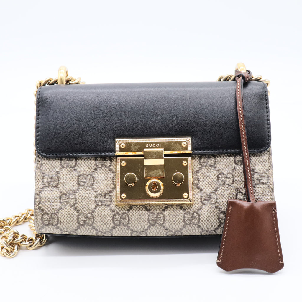 Small GG Supreme Padlock Shoulder Bag