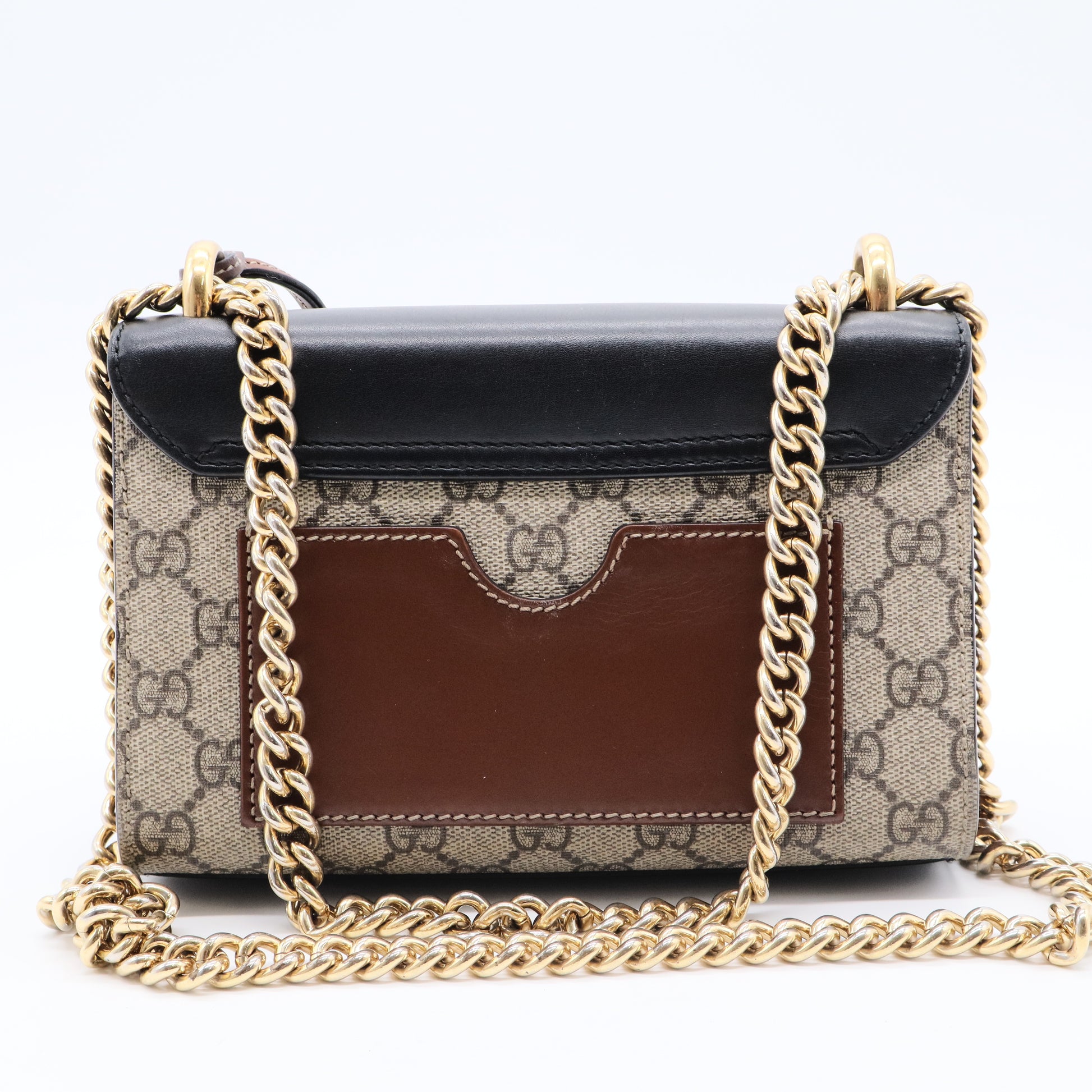 Small GG Supreme Padlock Shoulder Bag