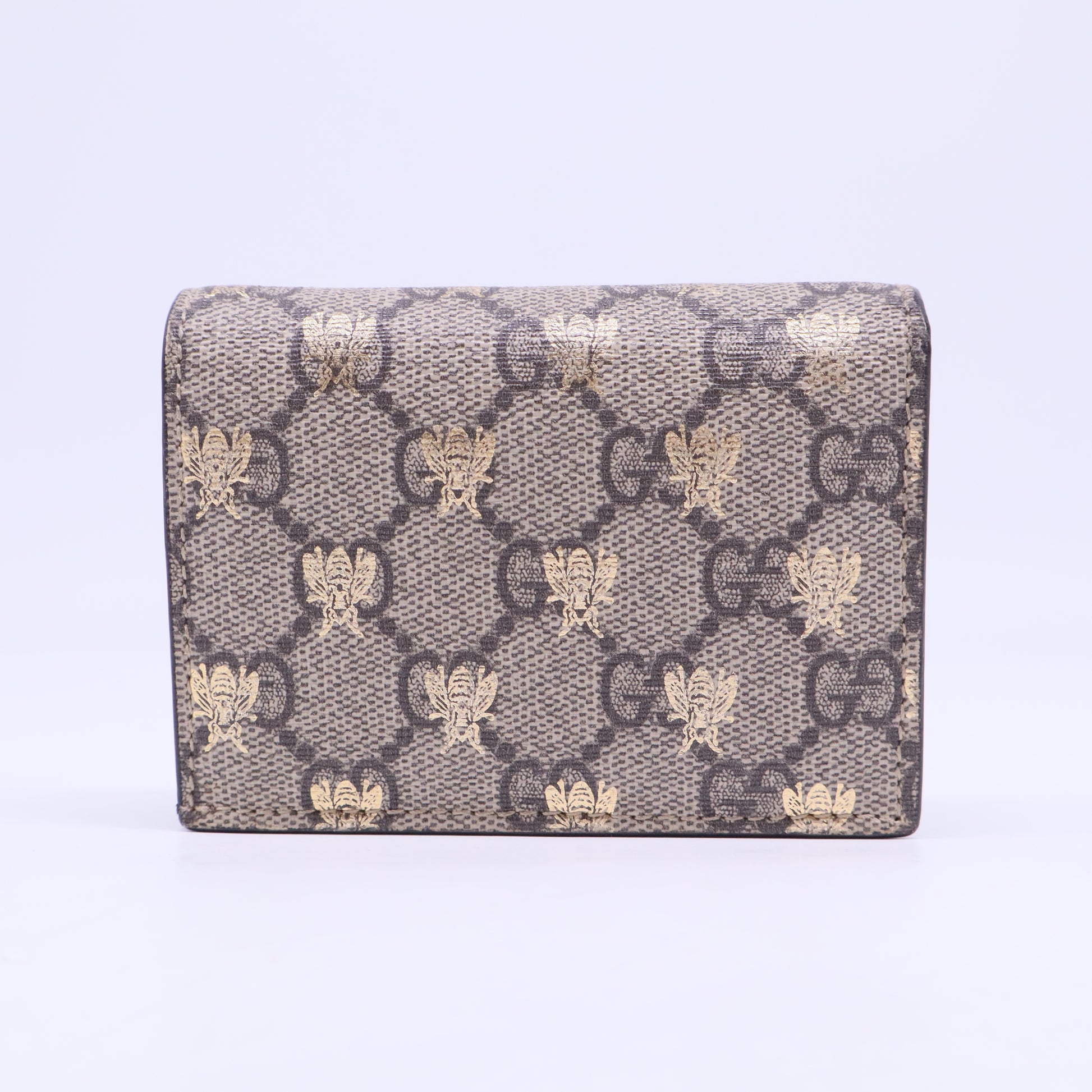 Bee Compact Wallet in GG Bee Canvas W20462