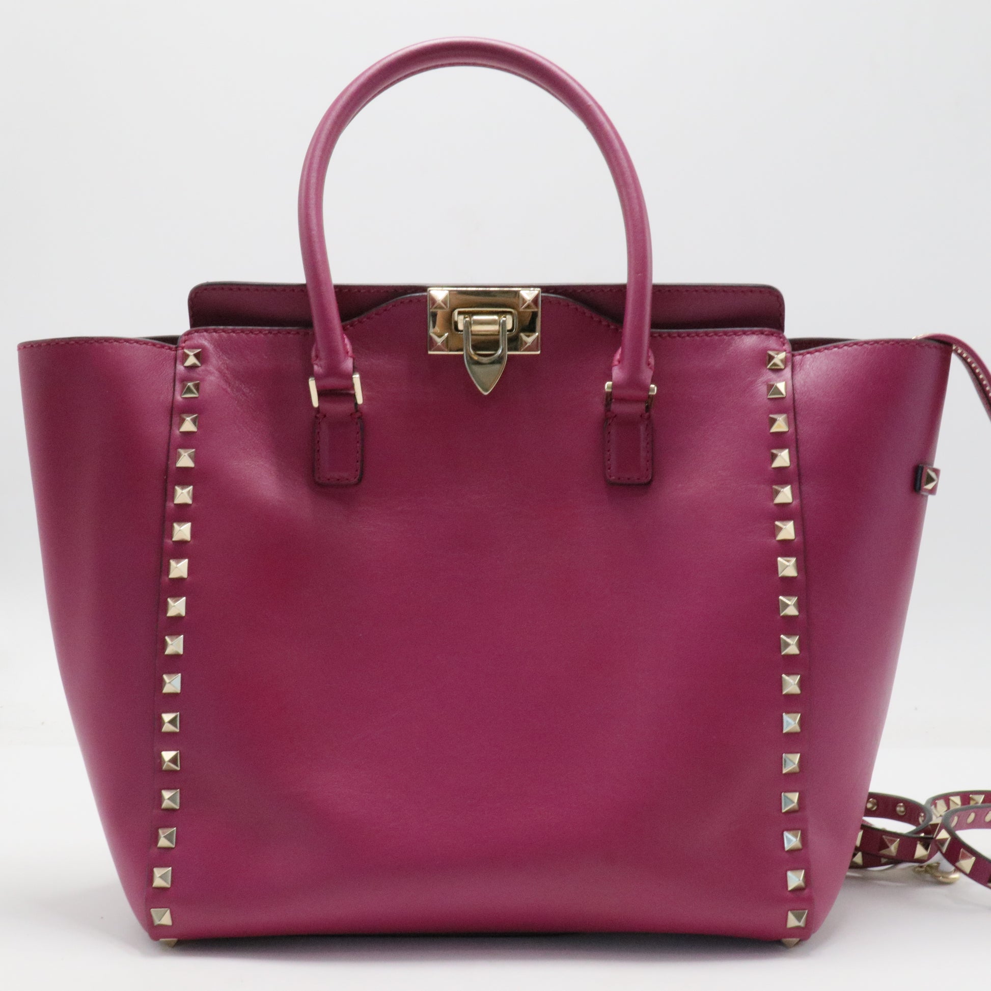 Rockstud Tote Soft Leather Small