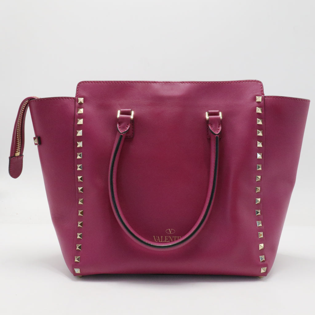 Rockstud Tote Soft Leather Small