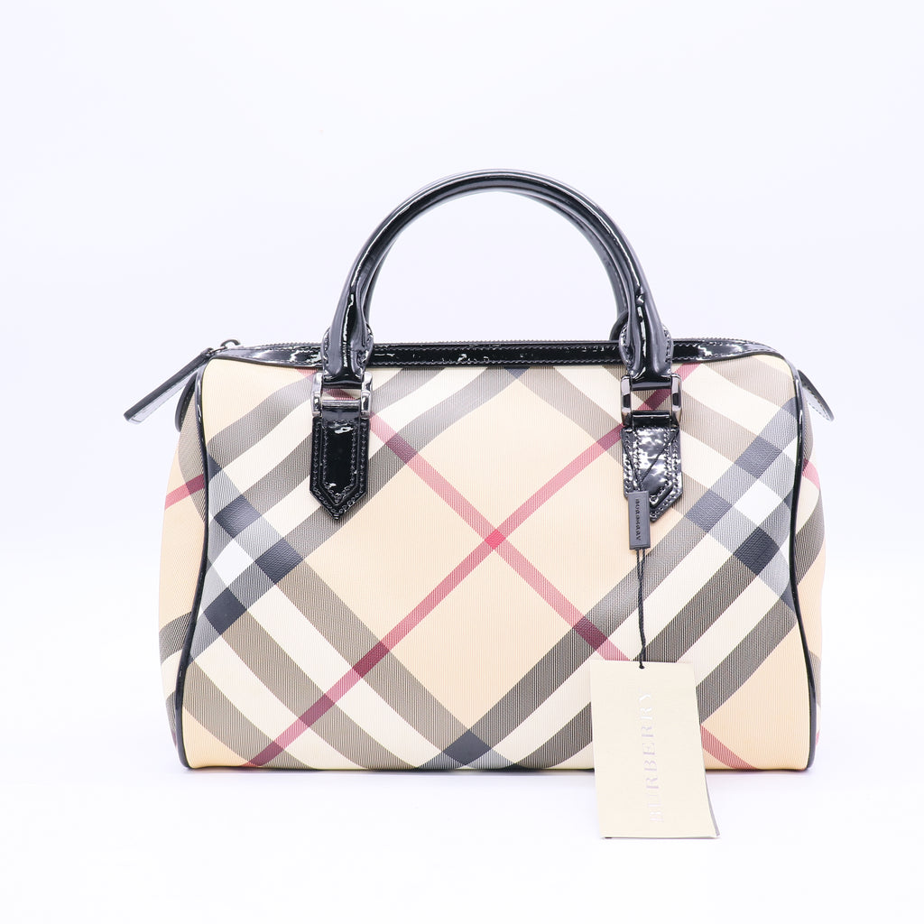 Exploded Check Top Handle Bag TWINS B21542