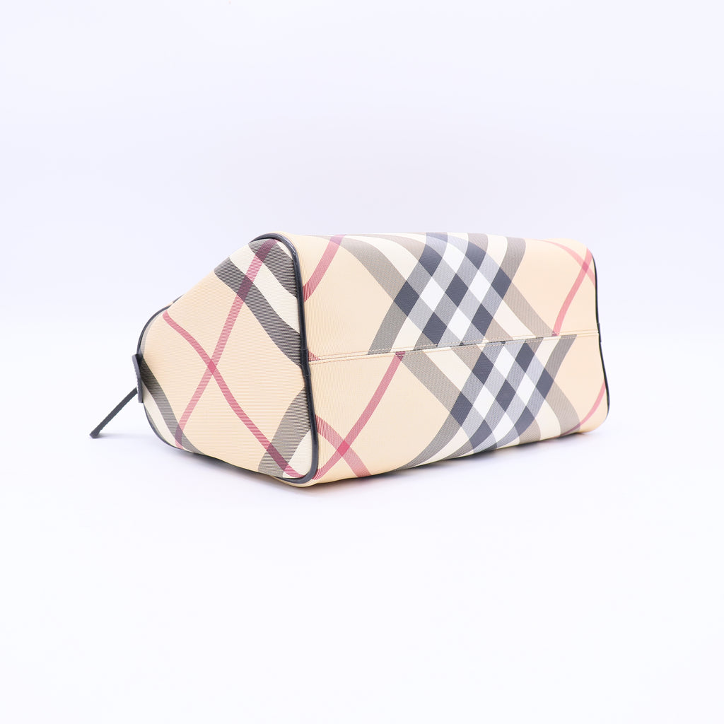 Exploded Check Top Handle Bag TWINS B21542