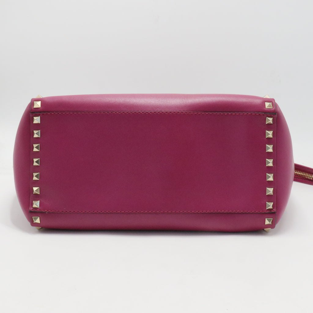 Rockstud Tote Soft Leather Small