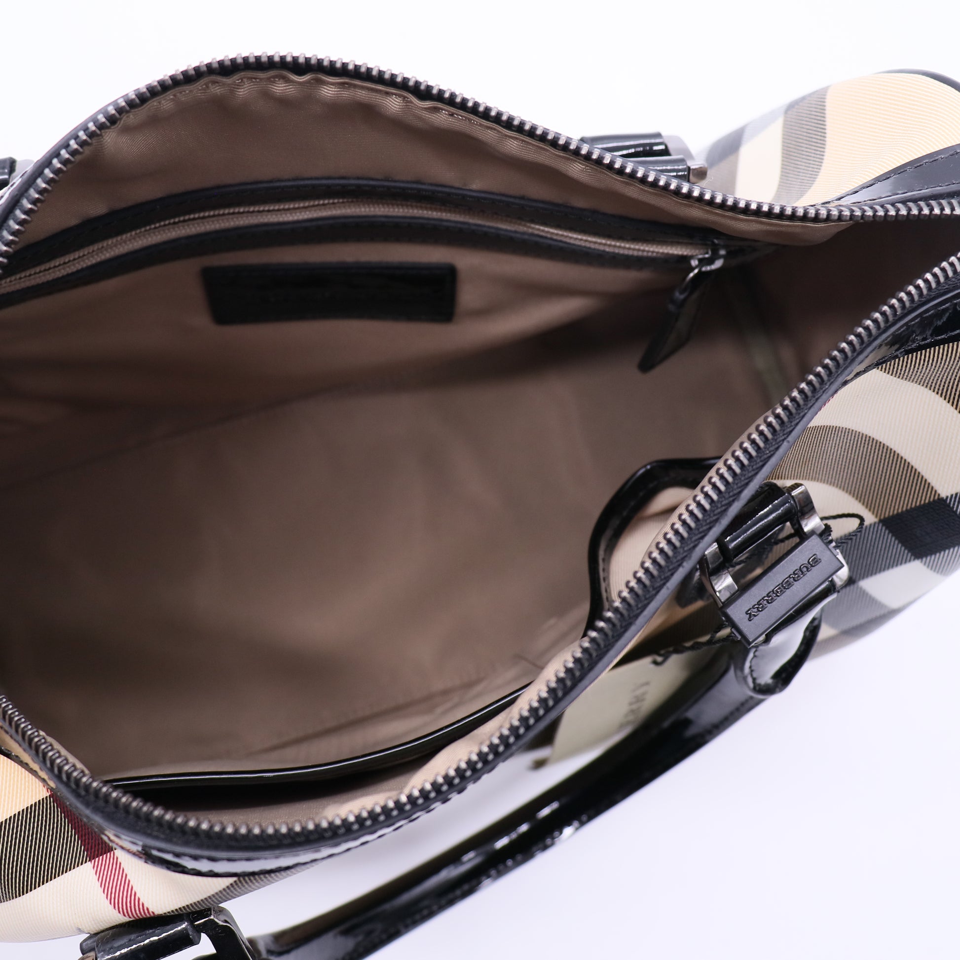 Exploded Check Top Handle Bag TWINS B21542