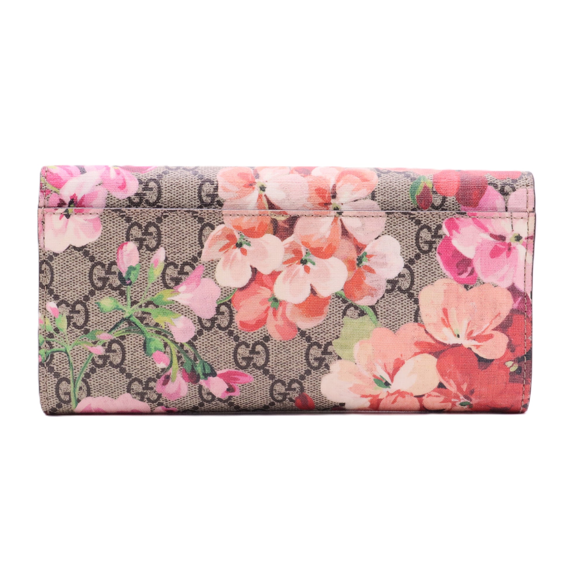 Canvas Floral Print Continental Wallet
