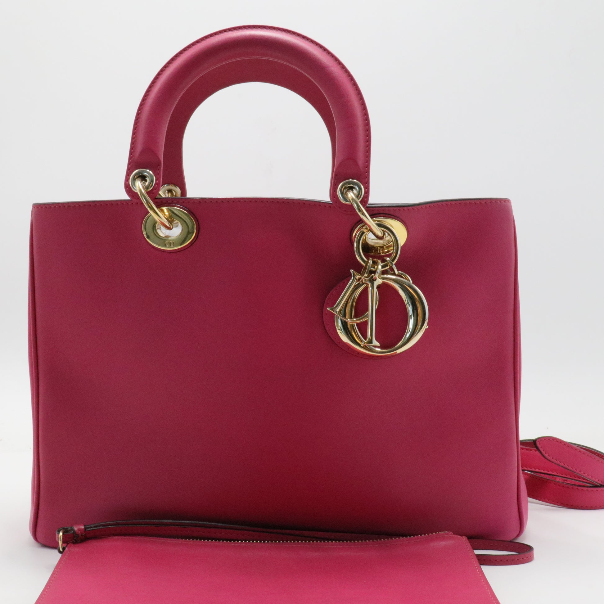 Diorissimo Leather Handbag Pink